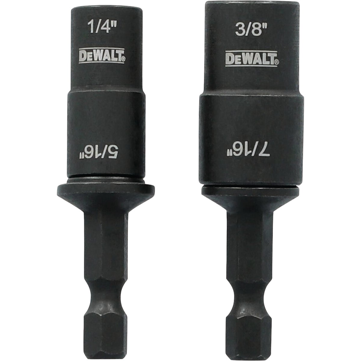 Dewalt Elite Series 1/4 In. x 2 In. Impact Nutdriver Bit Set (2-Piece)