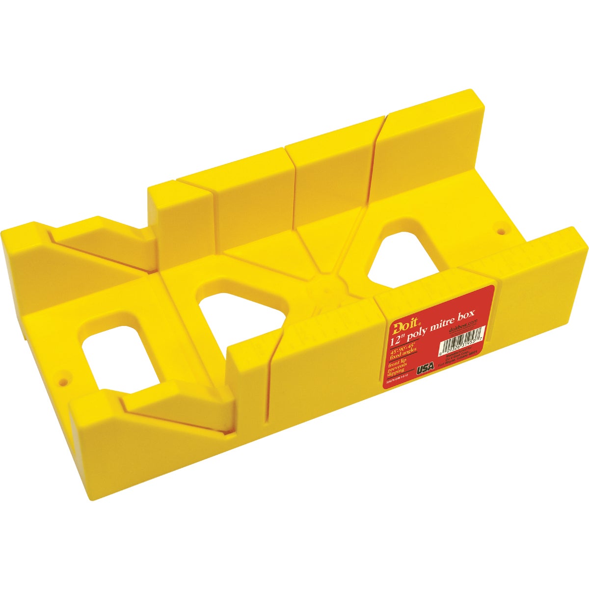 Do it Plastic 12 In. Miter Box (Saw not Included)