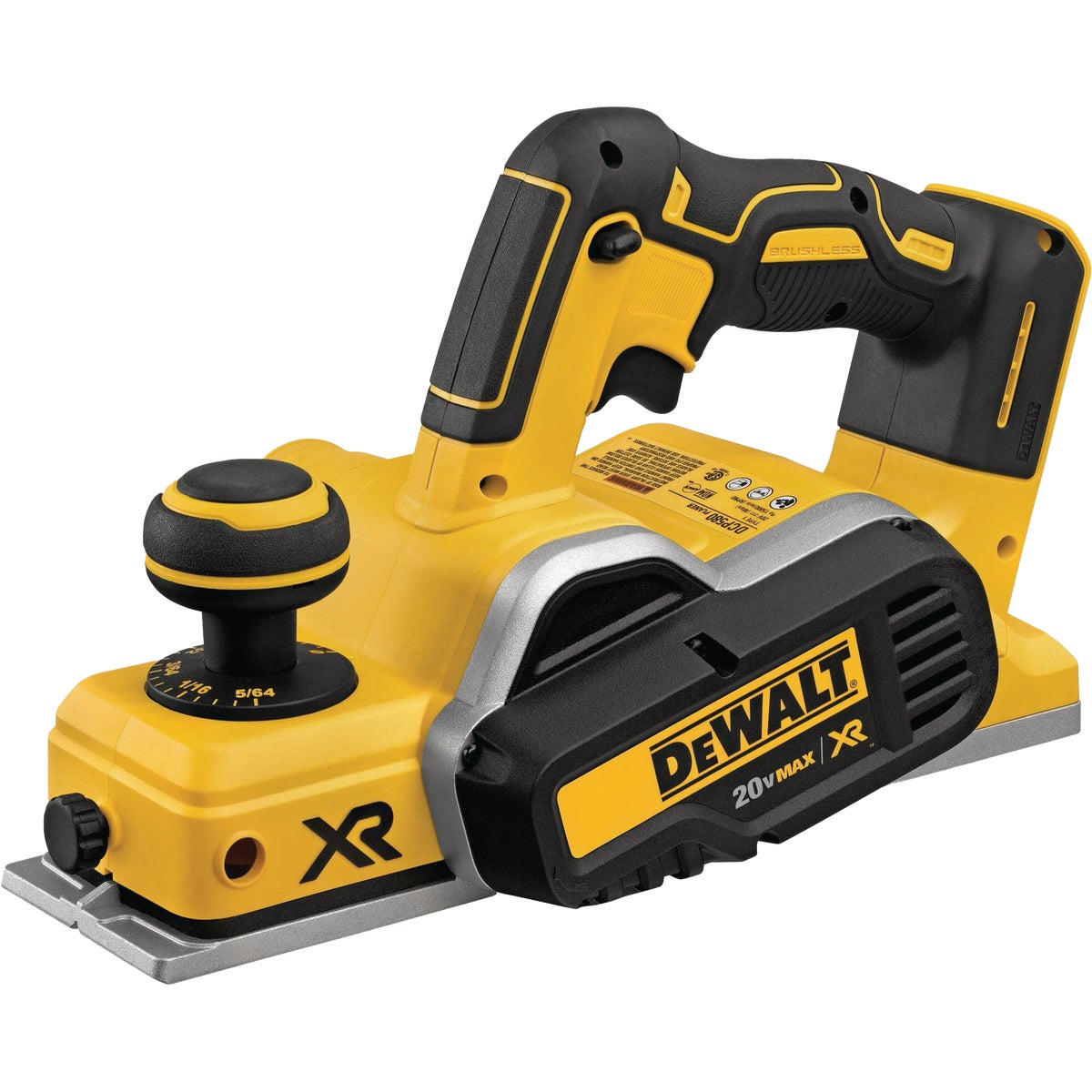 DEWALT 20V MAX XR 3-1/4 In. Brushless Cordless Planer (Tool Only)