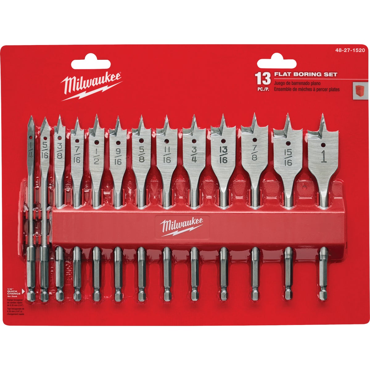 Milwaukee 13-Piece Spade Bit Set