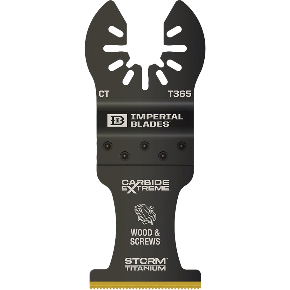 Imperial Blades One Fit Carbide Extreme 1-3/8 In. Storm Titanium Multi-Material Blade 
