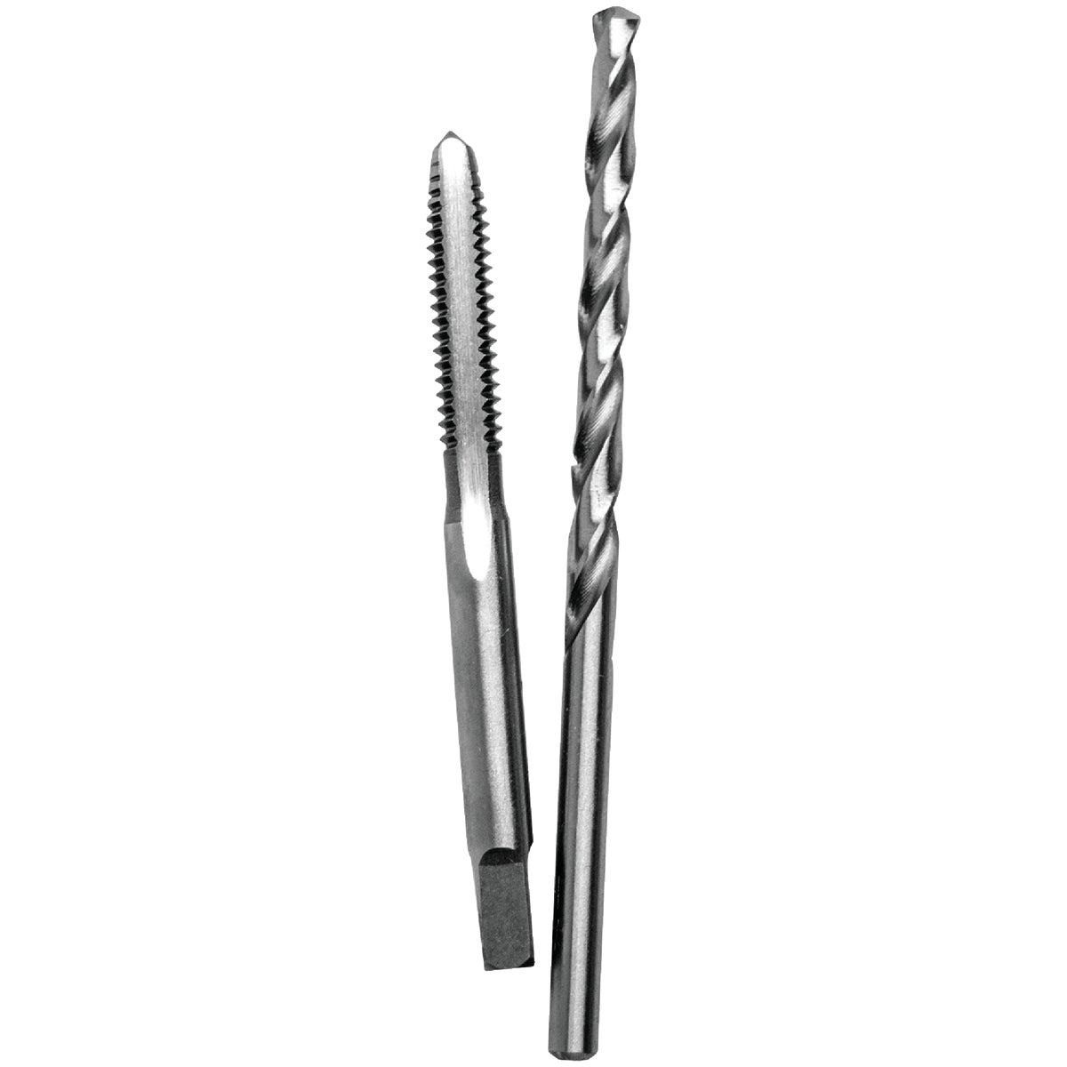 Century Drill & Tool  10-32 National Fine Carbon Steel Tap-Plug  and #21 Wire Gauge Drill Bit
