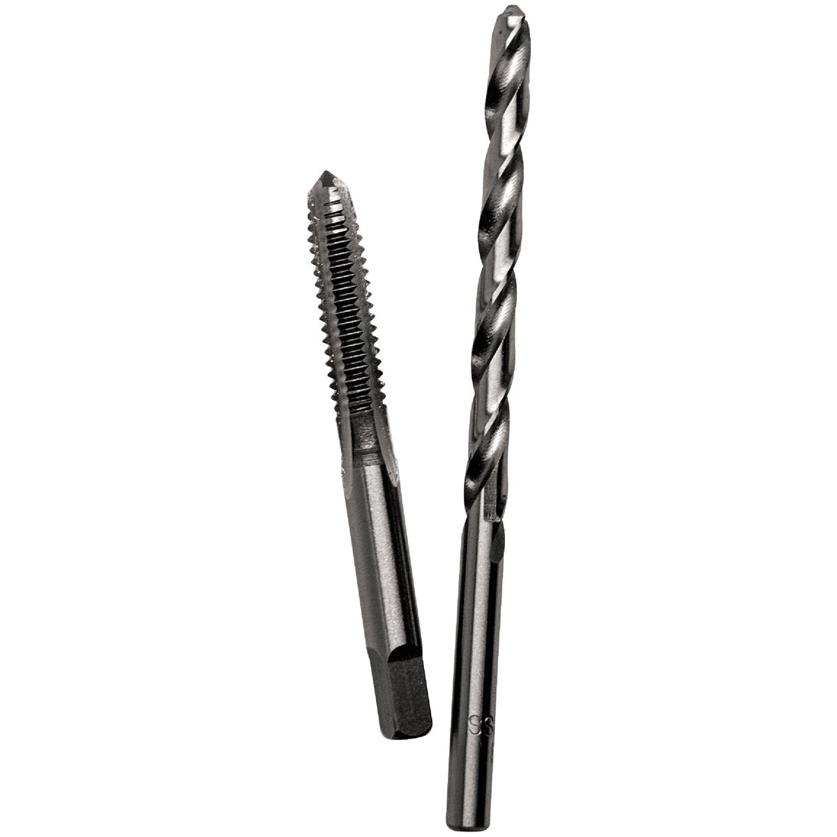 Century Drill & Tool 1/4-28 National Fine Carbon Steel Tap-Plug  and #3 Wire Gauge Drill Bit