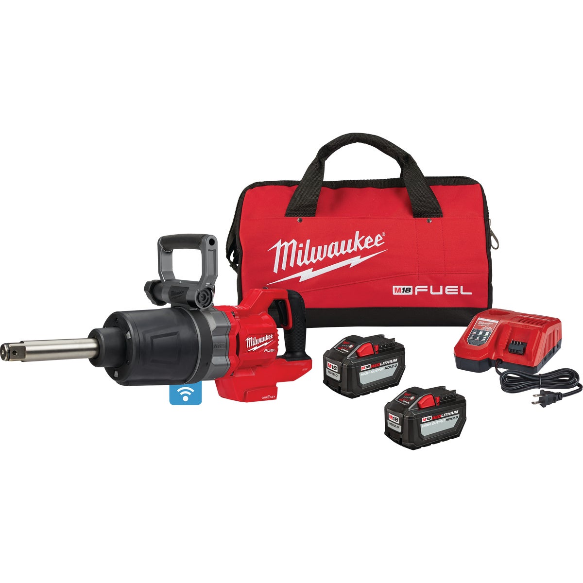 Milwaukee M18 FUEL 1 In. D-Handle Extended Anvil High Torque Impact Wrench