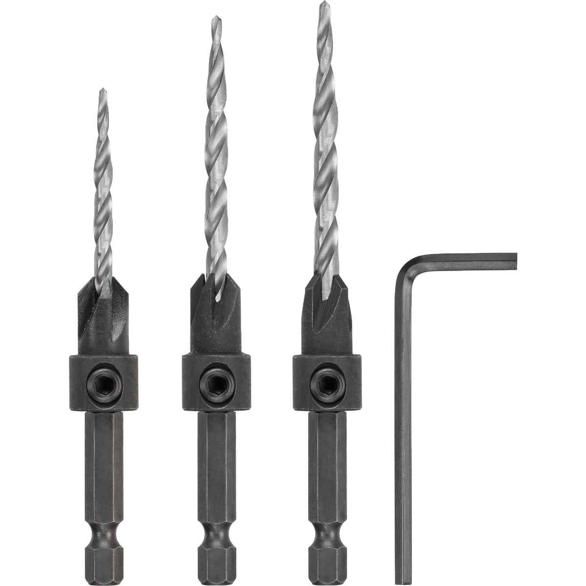 DeWalt 3-Piece Rapid Load Countersink Bit Set