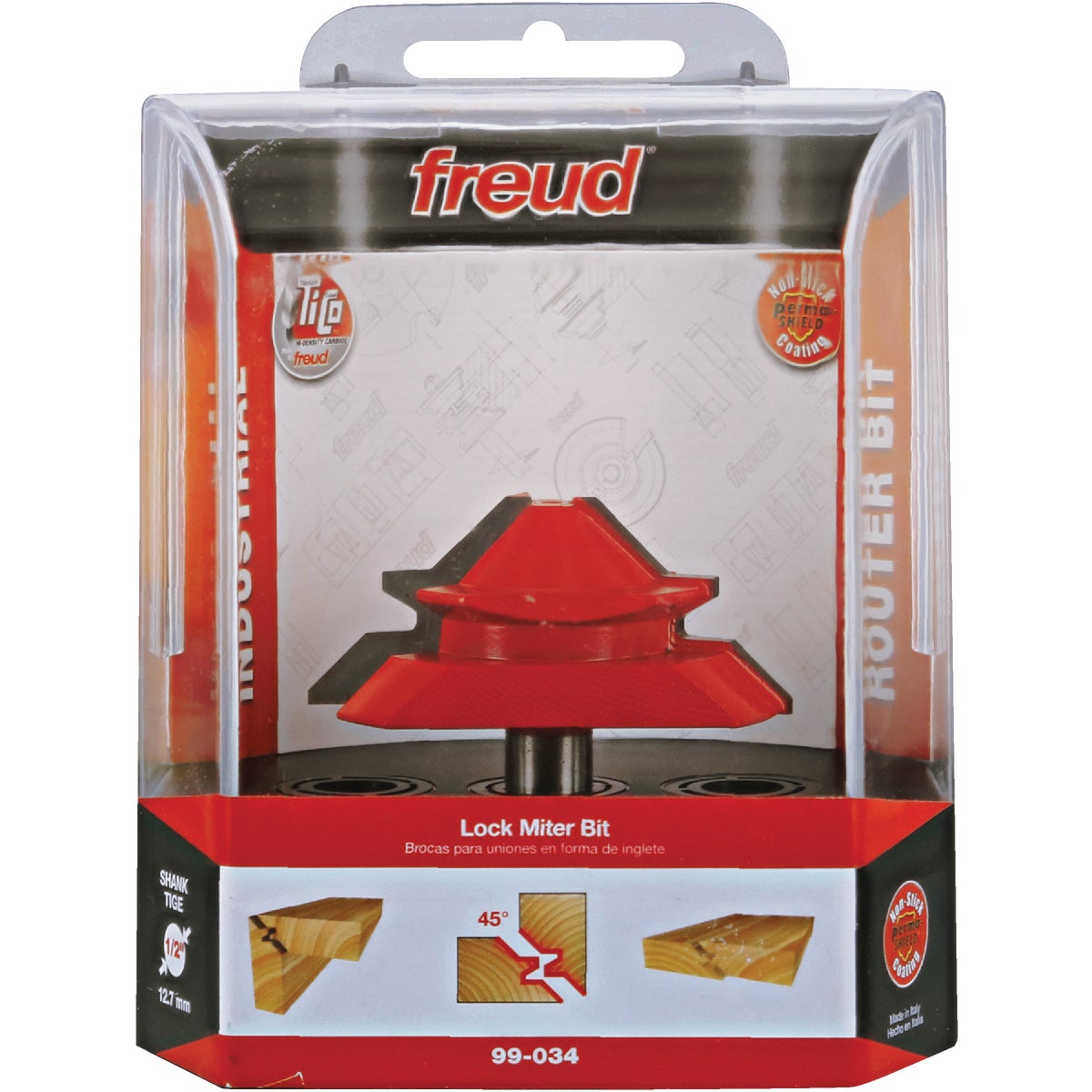 Freud Carbide 1/2 In. Lock Miter Router Bit