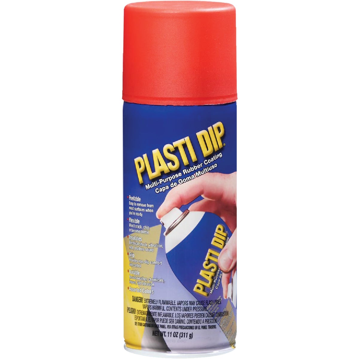 Performix Plasti Dip Red 11 Oz. Aerosol Rubber Coating Rubber Coating Spray Paint