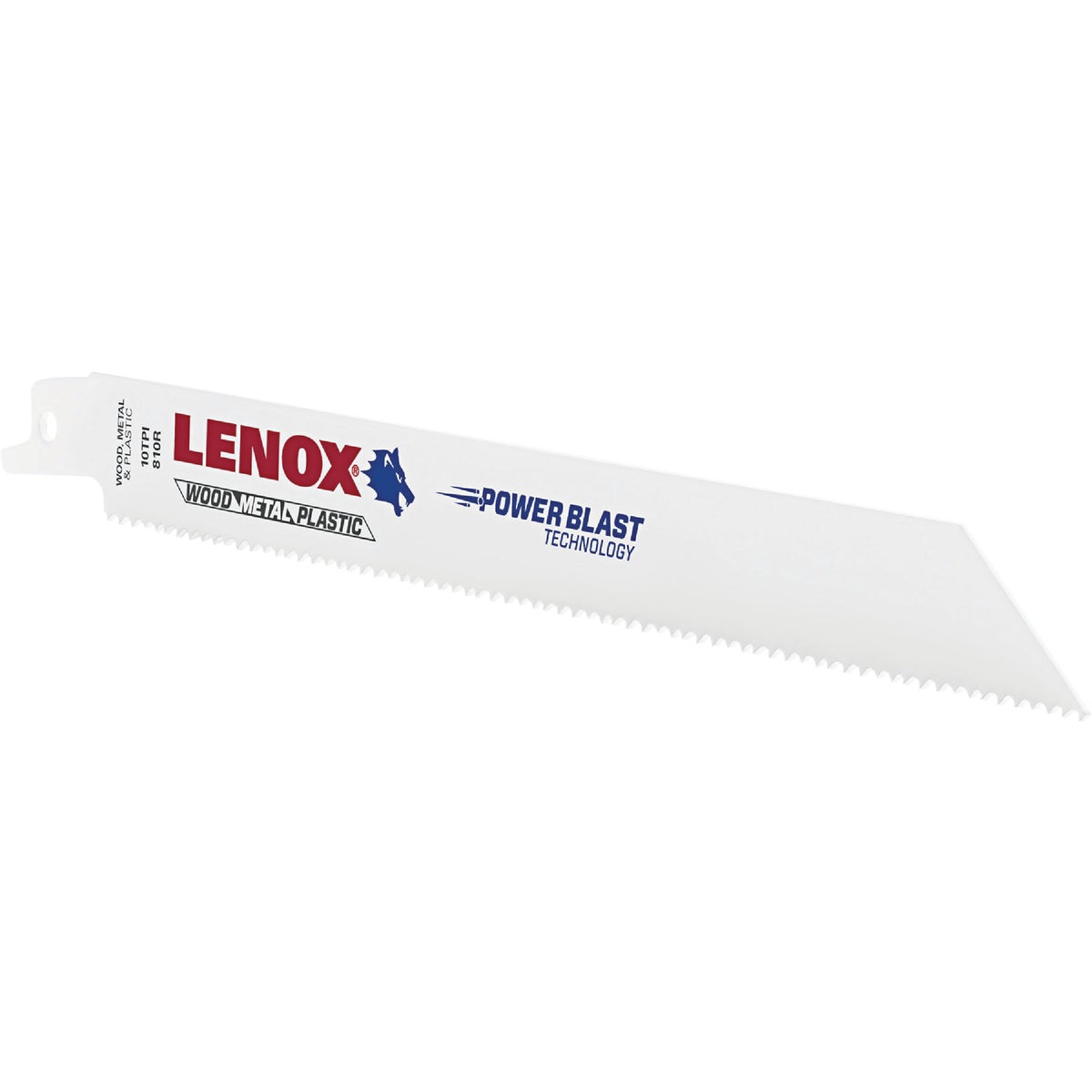 Lenox 8 In. 10 TPI Wood/Metal Reciprocating Saw Blade 