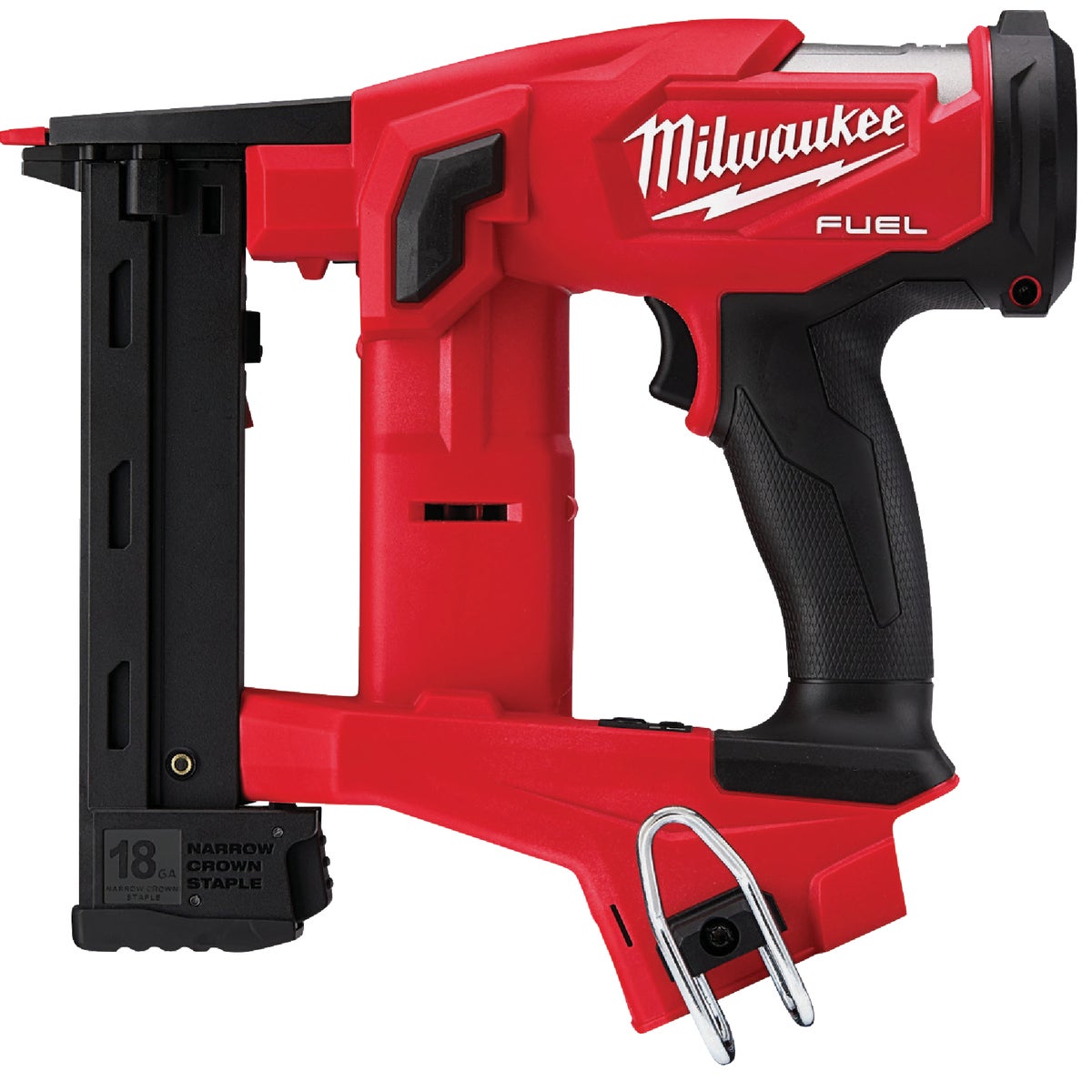 Milwaukee M18 FUEL 18 Volt Lithium-Ion 18-Gauge 1/4 In. Narrow Crown Brushless Cordless Finish Stapler (Tool Only)