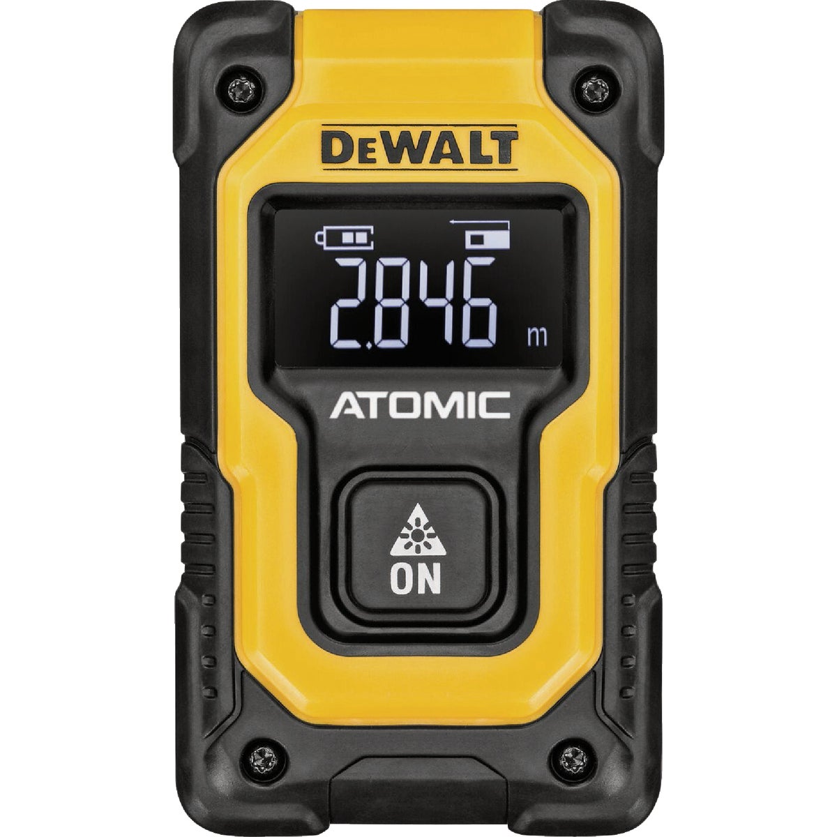 DEWALT 55 Ft. Black Backlit Screen Laser Distance Measurer