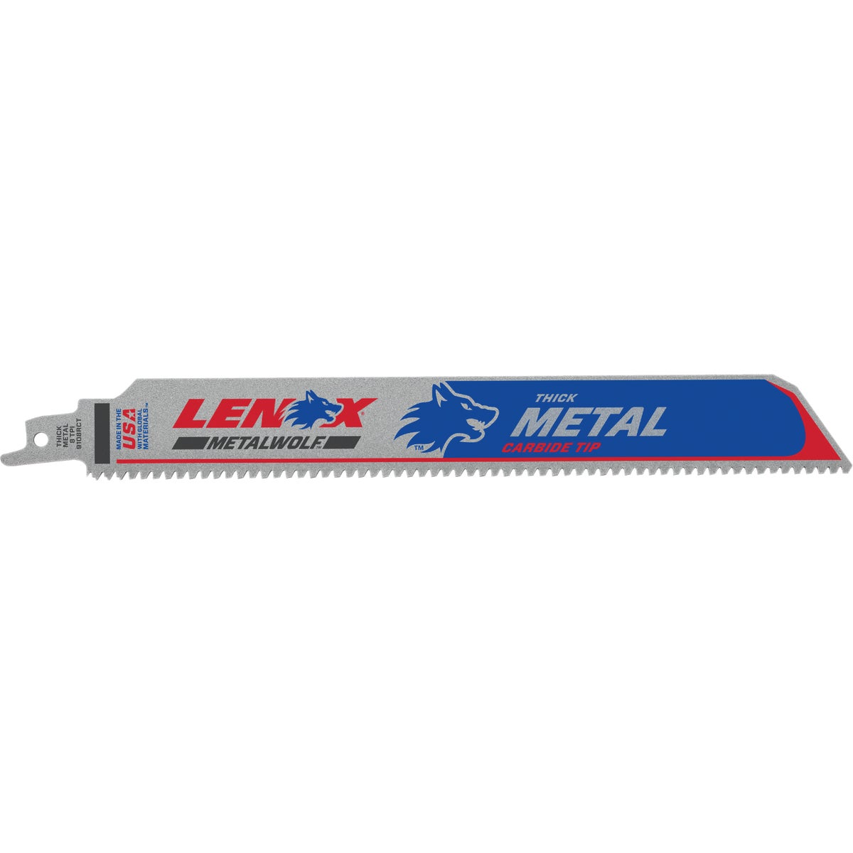 Lenox Lazer CT 9 In. 8 TPI Thick Metal/Cast Iron/Stainless Reciprocating Saw Blade
