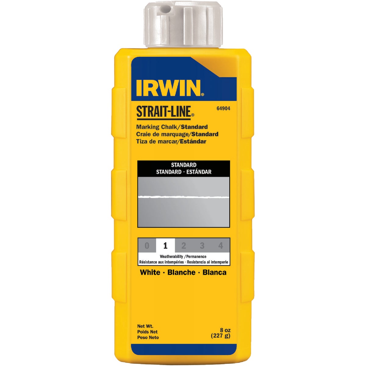 Irwin STRAIT-LINE 8 Oz. White Standard Chalk Line Chalk