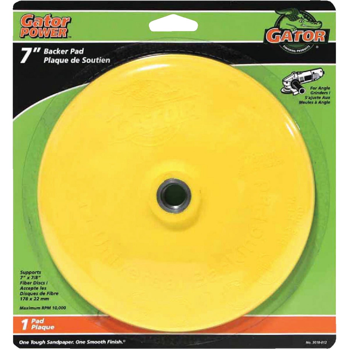 Gator 7 In. Power Angle Grinder Backing Pad