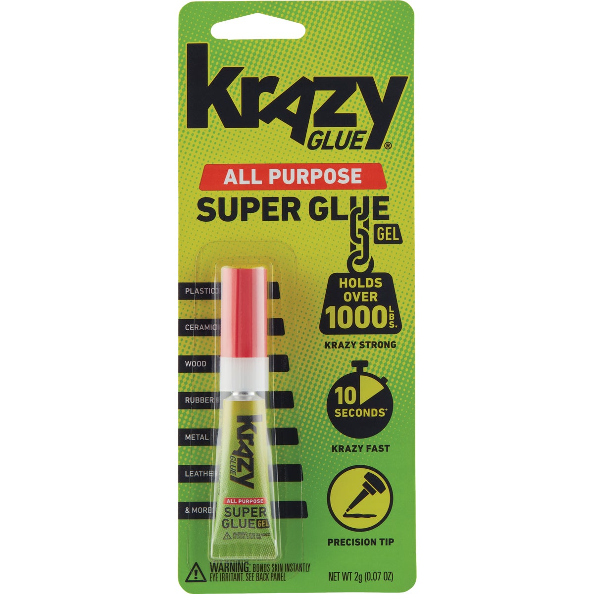 Krazy Glue 0.07 Oz. All-Purpose Super Glue Gel