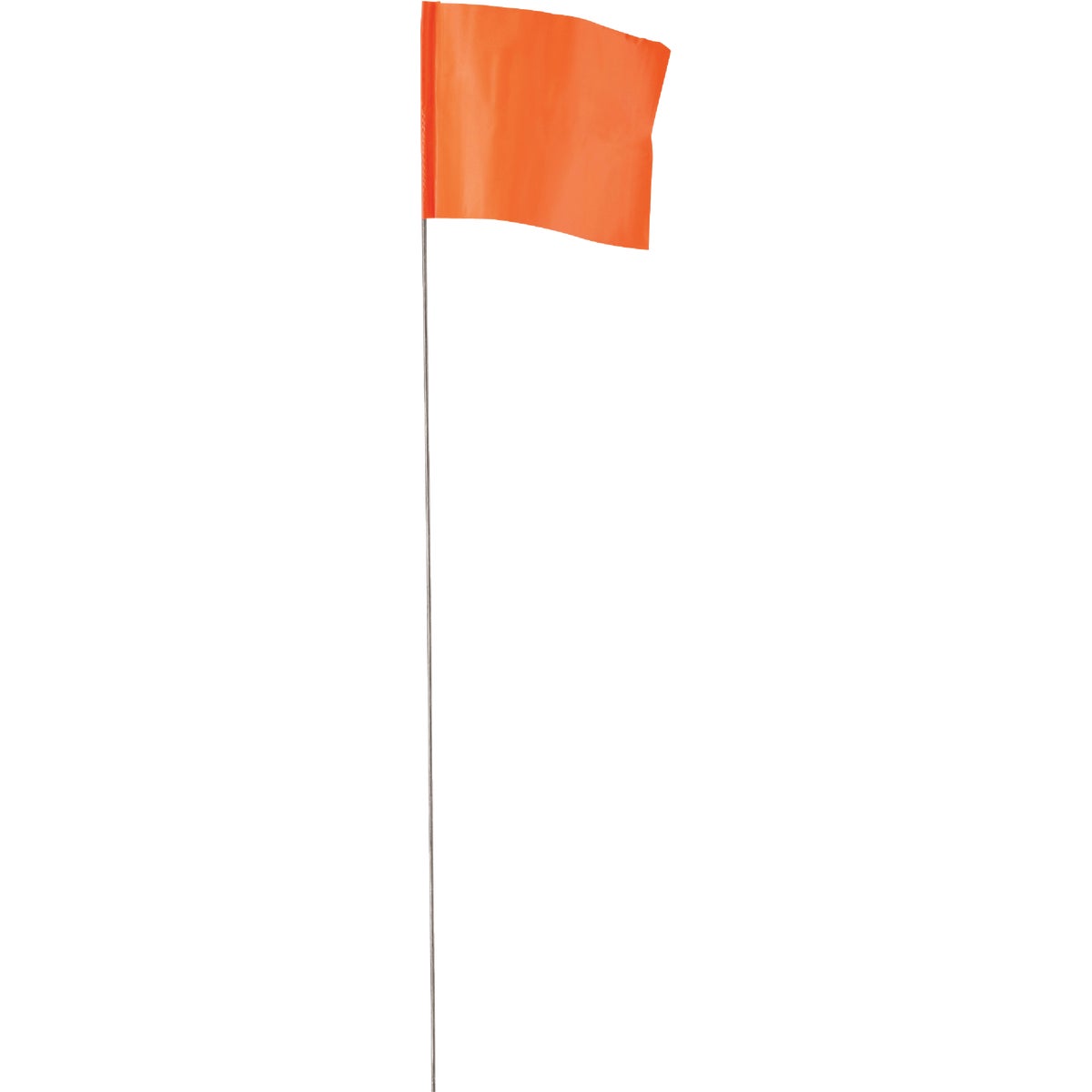 Empire 21 In. Steel Staff Orange Marking Flags