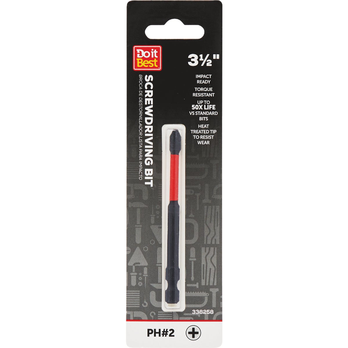 Do it Best 3.5 In. Phillips #2 Impact Ready Screwdriver Bit