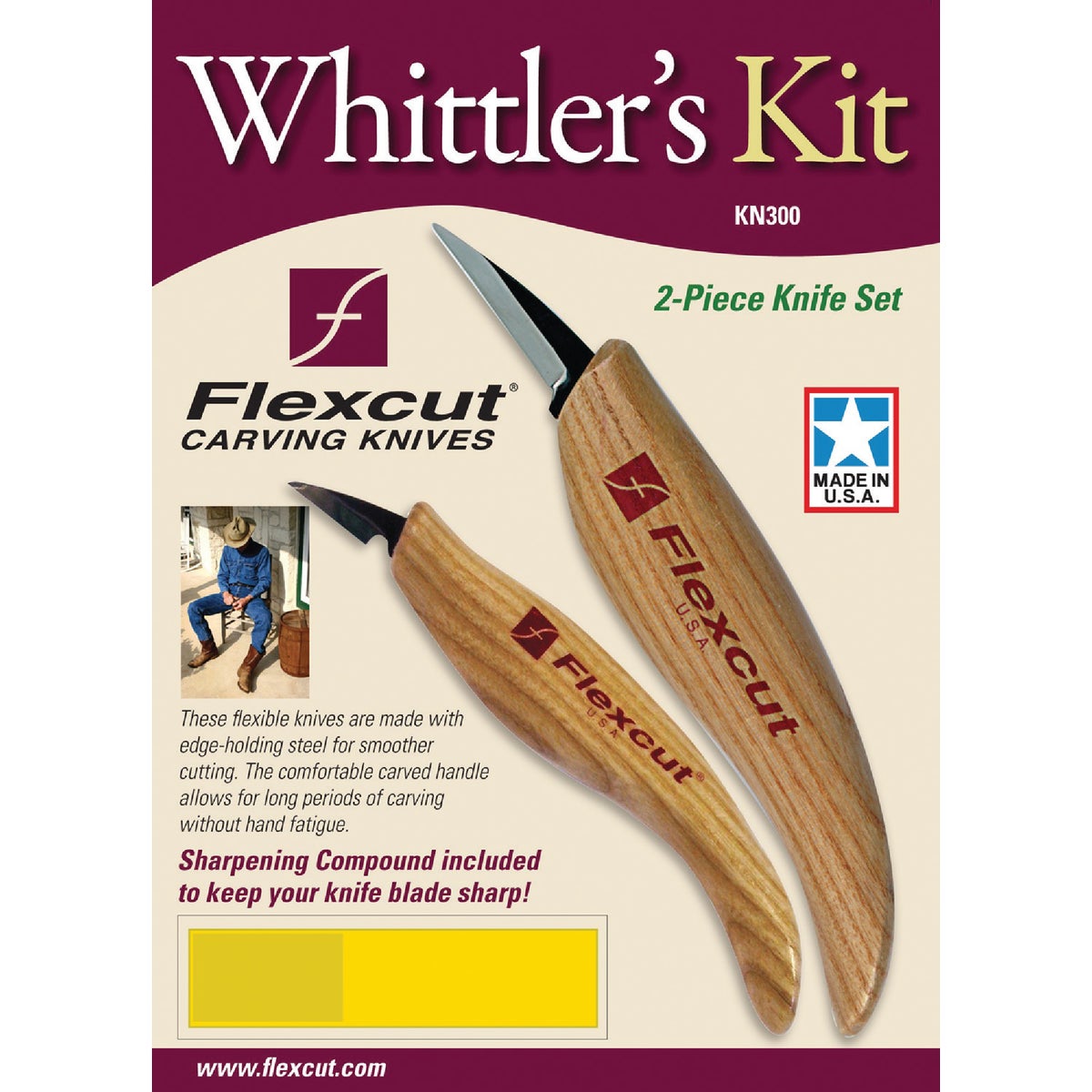 Flexcut Whittler's Wood Chisel Set (2-Piece)
