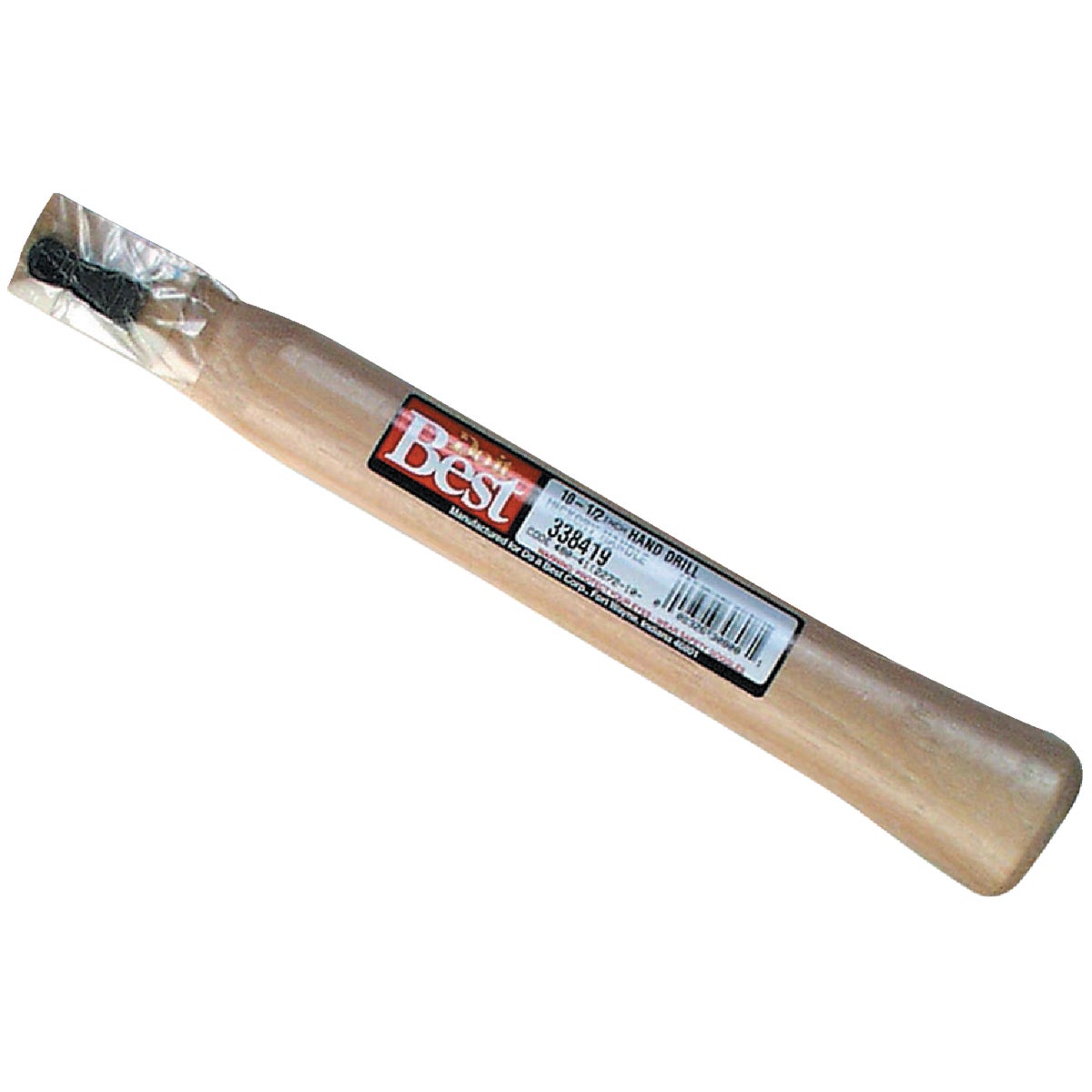 Do it Best 1-1/2 In. Straight Hickory Hand-Drilling Hammer Handle