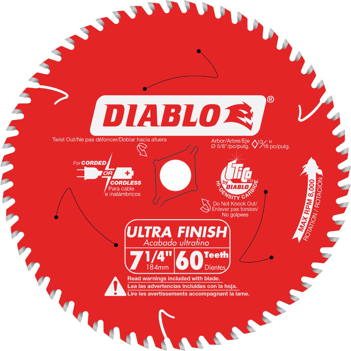 7-1/4″ 60T SAW BLADE