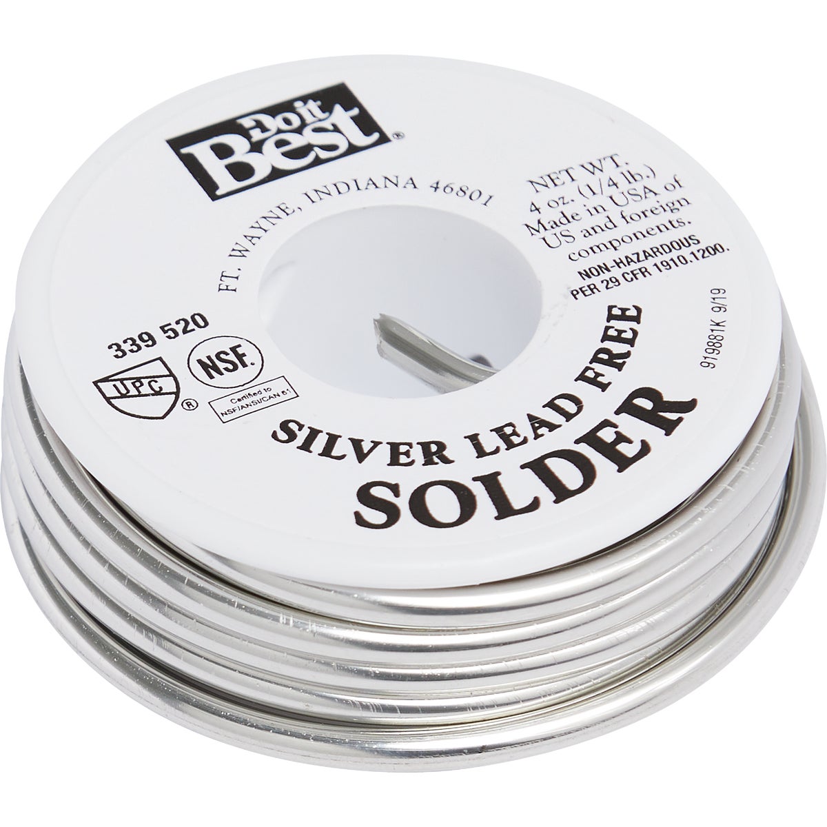 1/4LB LEAD FREE SOLDER