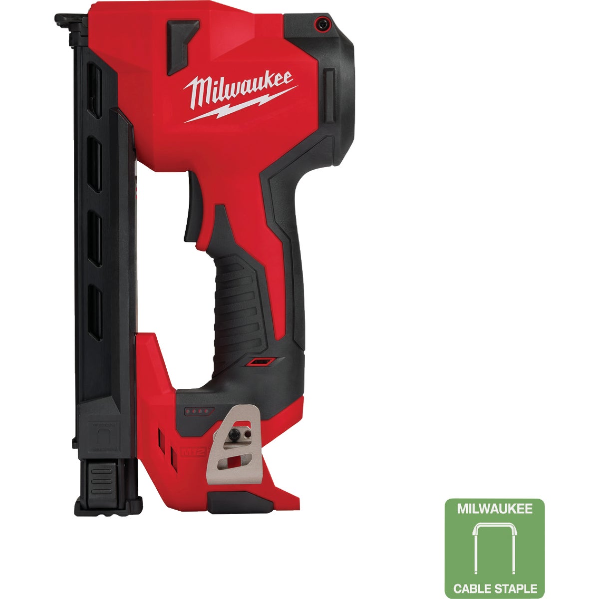 Milwaukee M12 Lithium-Ion 1 In. Cordless Cable Stapler (Tool Only)