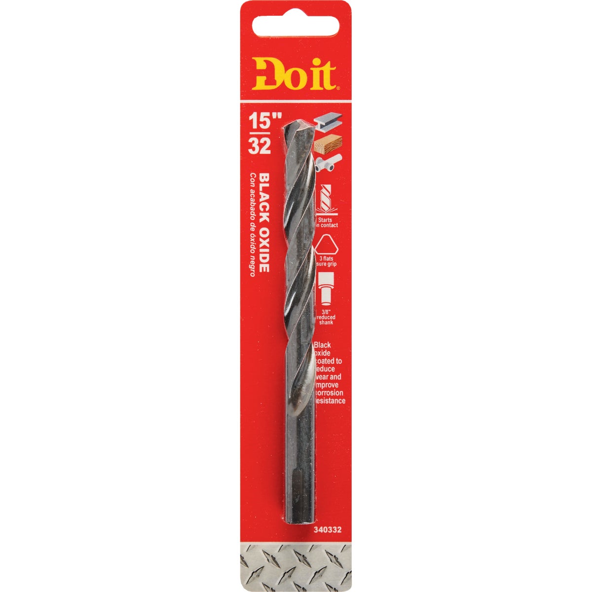 15/32 BL OXIDE DRILL BIT