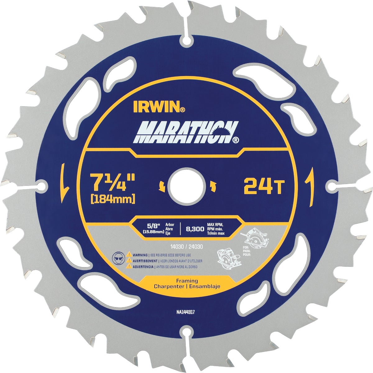 7-1/4″24T MARATHON BLADE