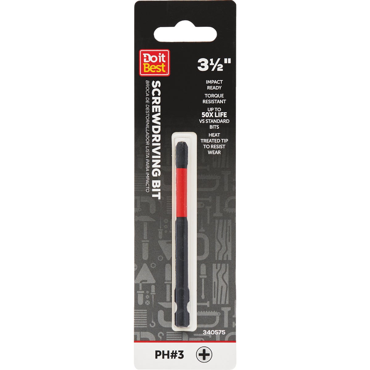 Do it Best 3.5 In. Phillips #3 Impact Ready Screwdriver Bit