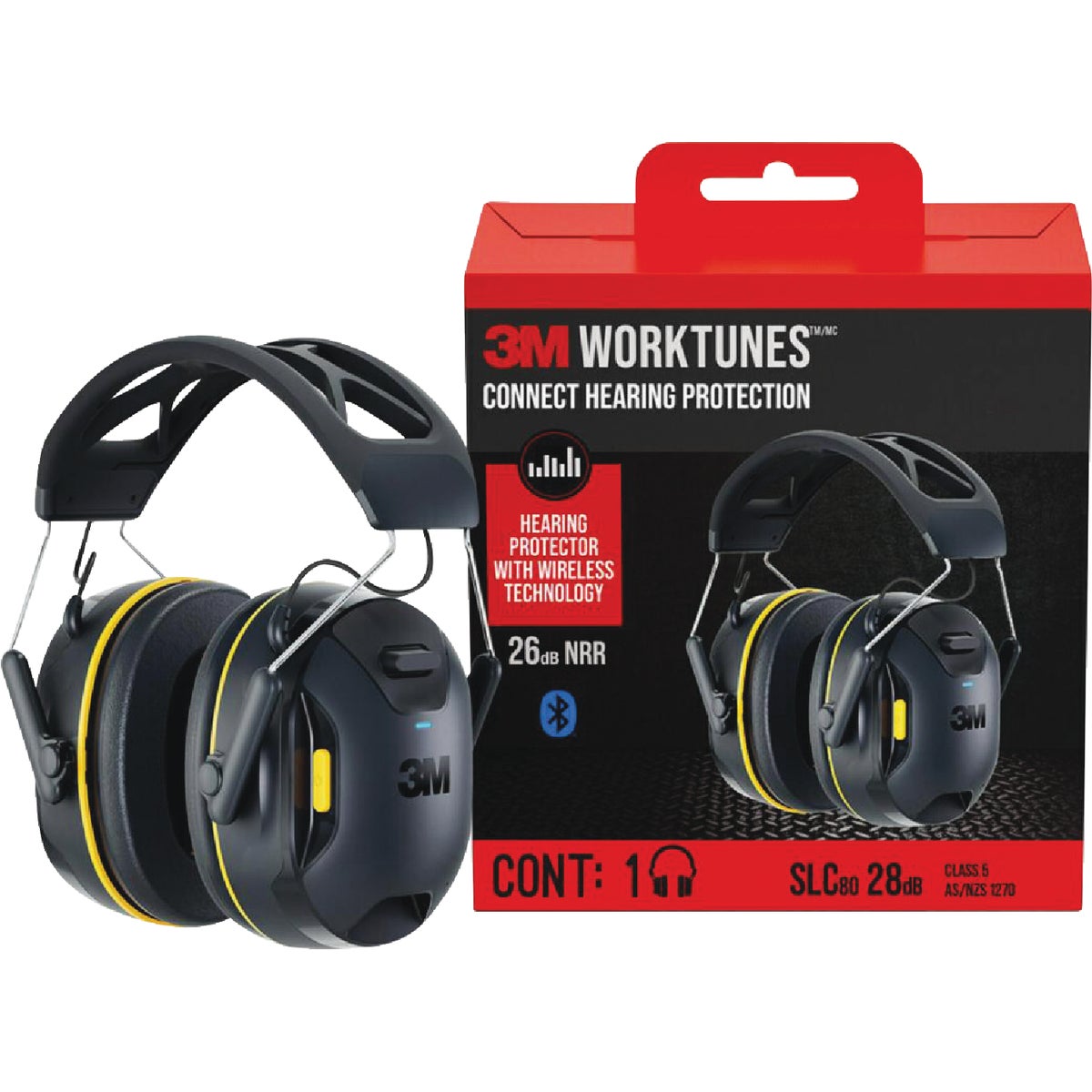 3M WorkTunes NRR 24dB Bluetooth Radio Earmuffs