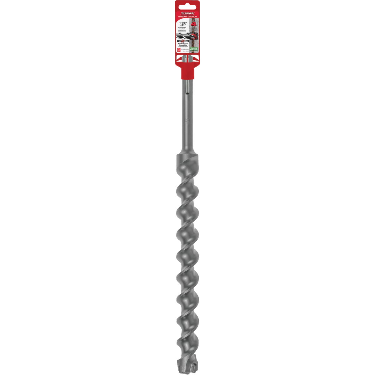 Diablo Rebar Demon 1-1/2 In. x 21 In. SDS-Max Carbide-Tipped Rotary Hammer Drill Bit