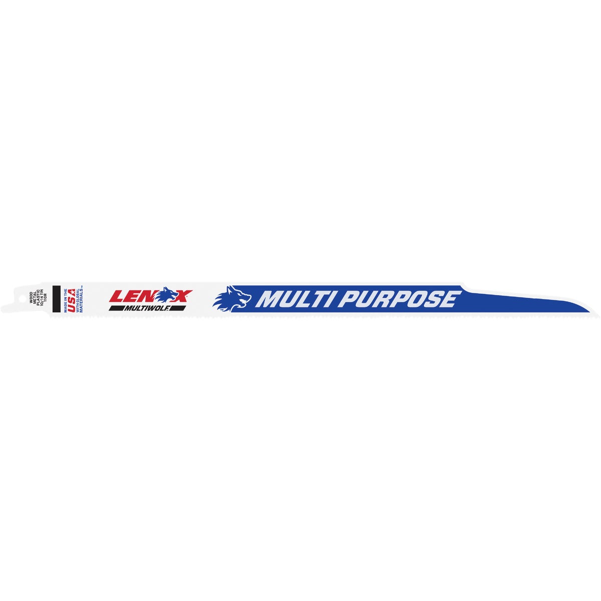 Lenox 12 In. 10 TPI Wood/Metal Reciprocating Saw Blade