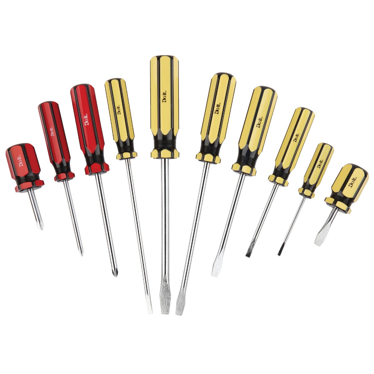 10PC SCREWDRIVER SET