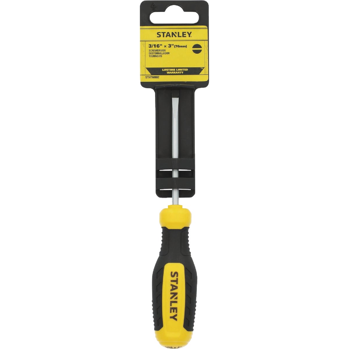 Stanley 3/16 In. x 3 In. Slotted Screwdriver