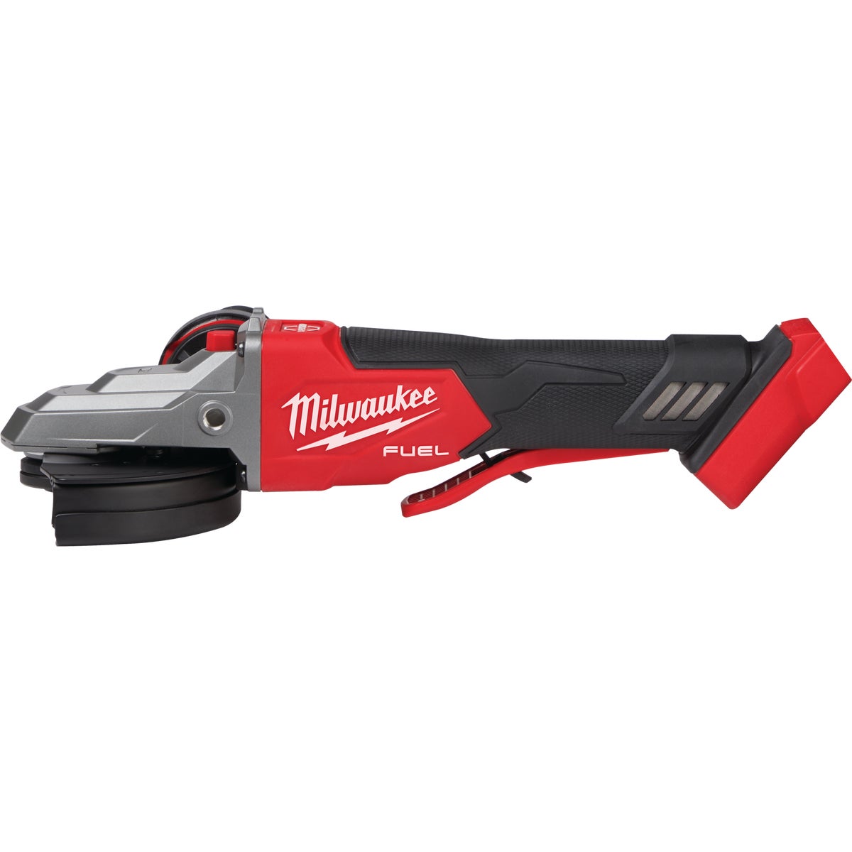 Milwaukee M18 FUEL Lithium-Ion 5 In. Brushless Flathead Braking Cordless Angle Grinder with Paddle Switch, No-Lock (Tool Only)
