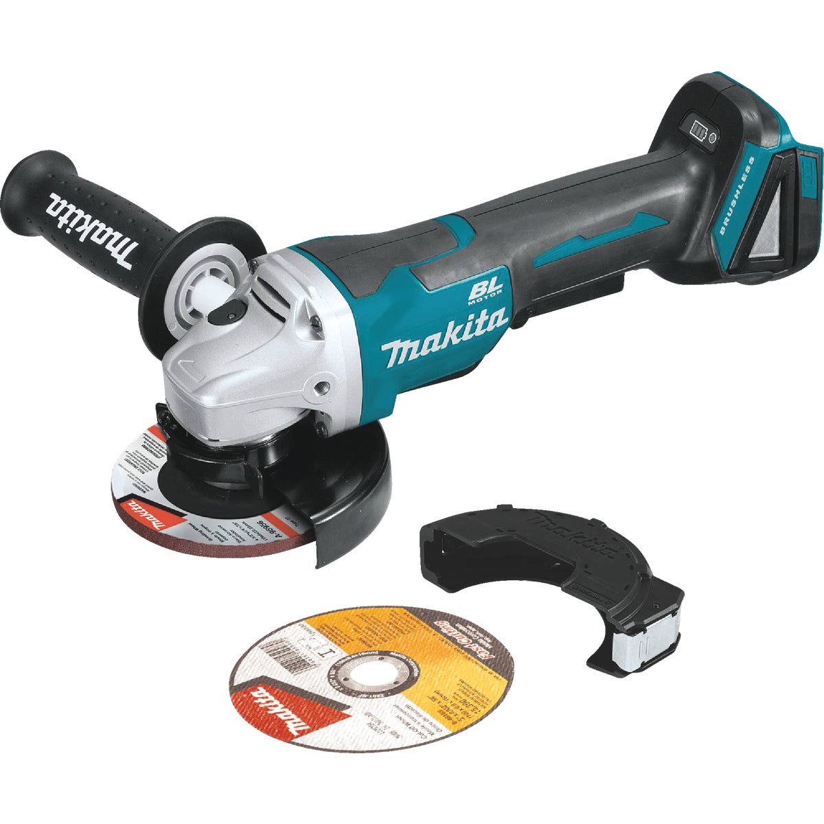 Makita 18 Volt LXT Lithium-Ion 4-1/2 In. - 5 In. Brushless Cordless Paddle Switch Angle Grinder (Tool Only)
