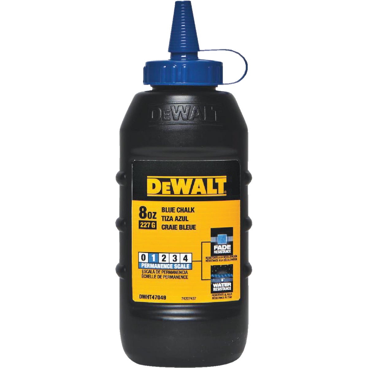 DEWALT 8 Oz. Blue Chalk Line Chalk