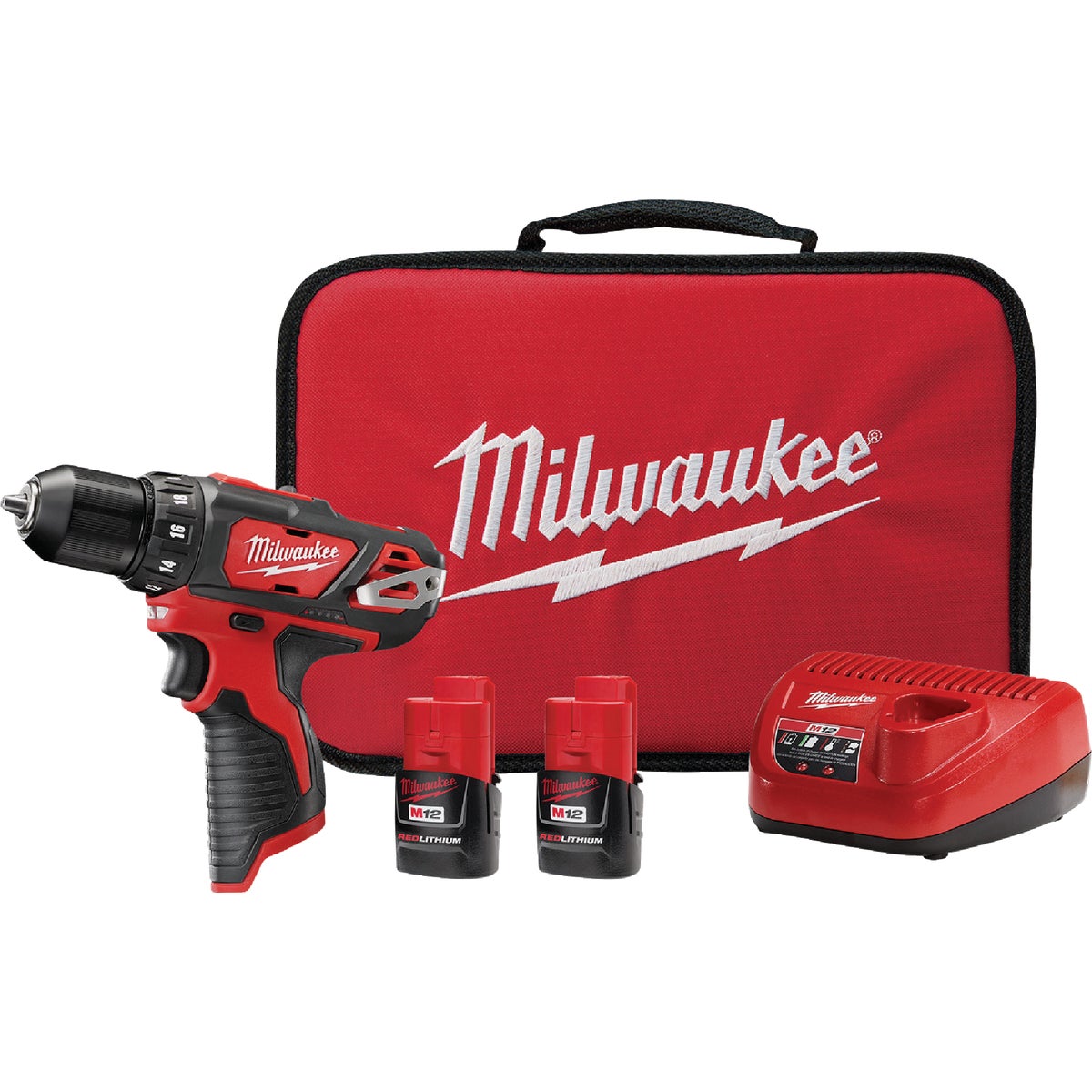 Milwaukee M12 3/8 In. Cordless Drill/Driver Kit