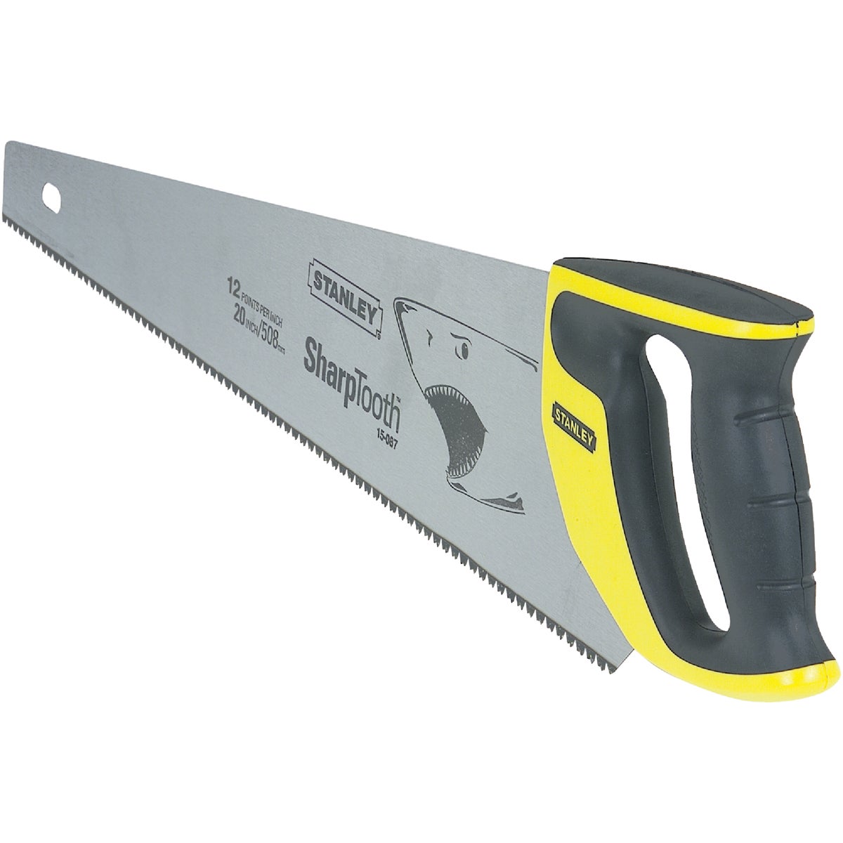 Stanley 20 In. L. Blade 12 PPI Comfort Grip Handle Hand Saw