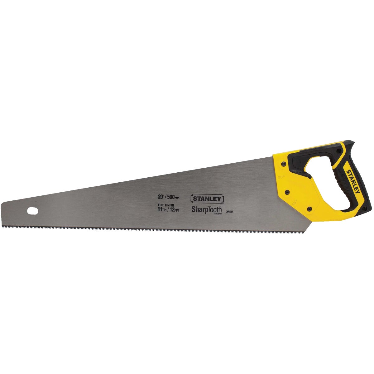 Stanley 20 In. L. Blade 12 PPI Comfort Grip Handle Hand Saw