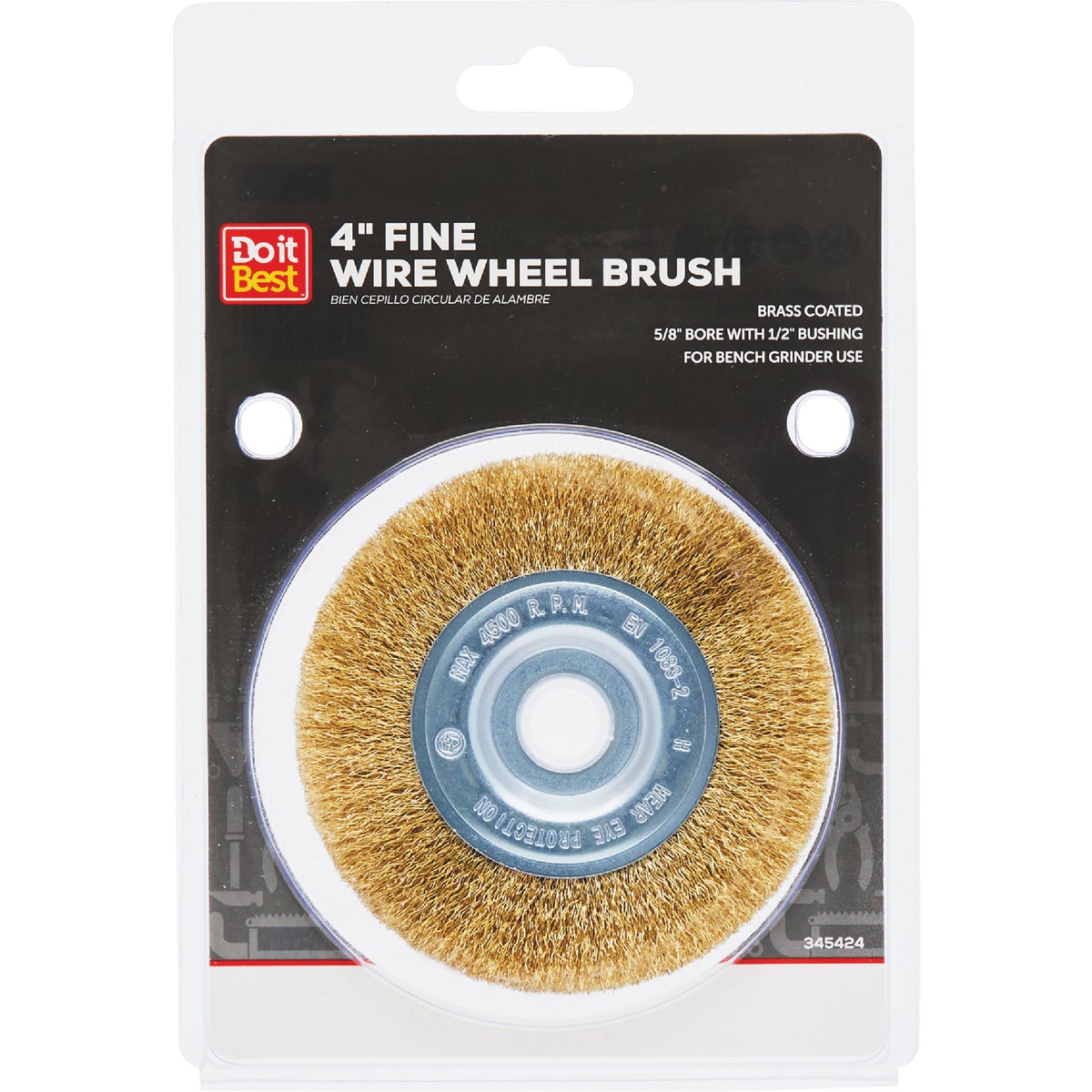Do it 4 In. Fine Bench Grinder Wire Wheel