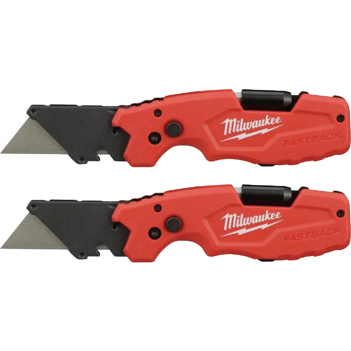 Milwaukee FASTBACK 6 in 1 Folding Utility Knife (2-Pack)