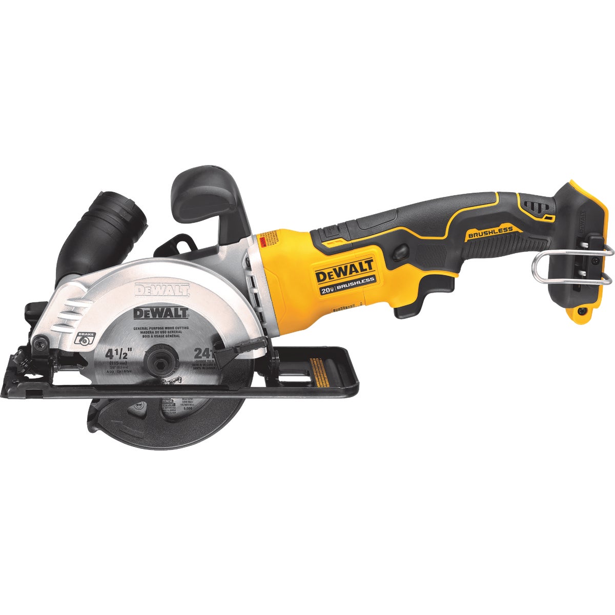 DEWALT ATOMIC 20-Volt MAX Lithium-Ion Brushless 4-1/2 In. Cordless Circular Saw (Tool Only)