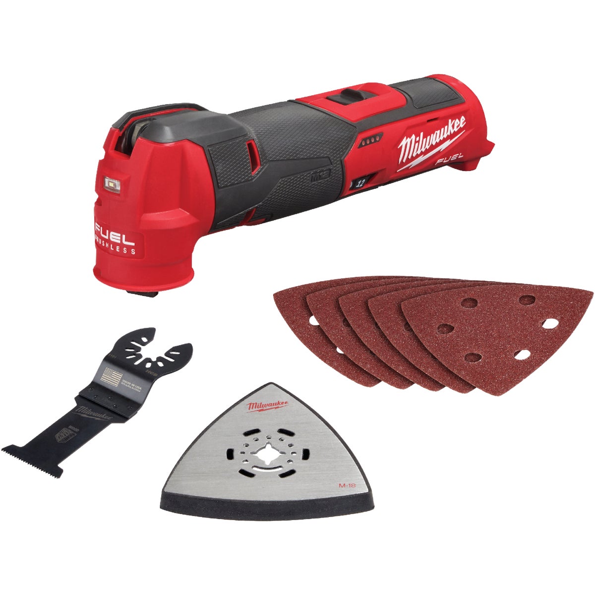 Milwaukee M12 FUEL 12 Volt Lithium-Ion Brushless Cordless Oscillating Multi-Tool (Tool Only)