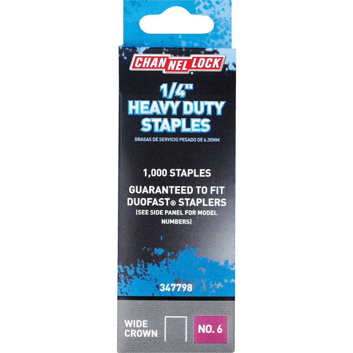 #6 HVY DTY 1/4″ STAPLE