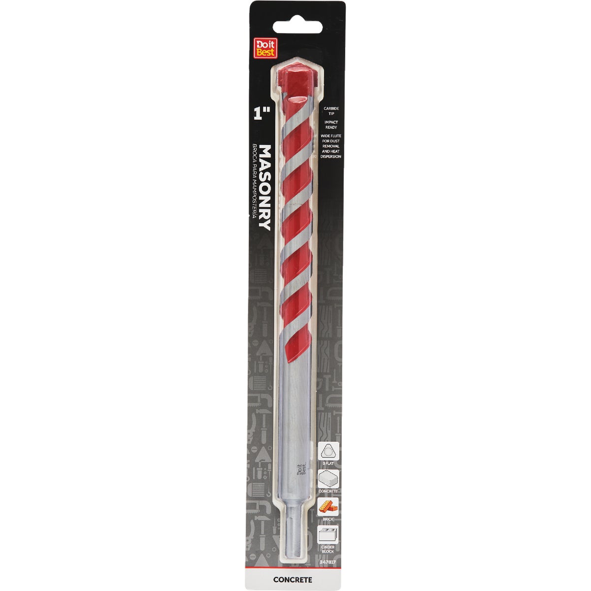 Do it 1 In. x 13 In. Rotary Masonry Drill Bit