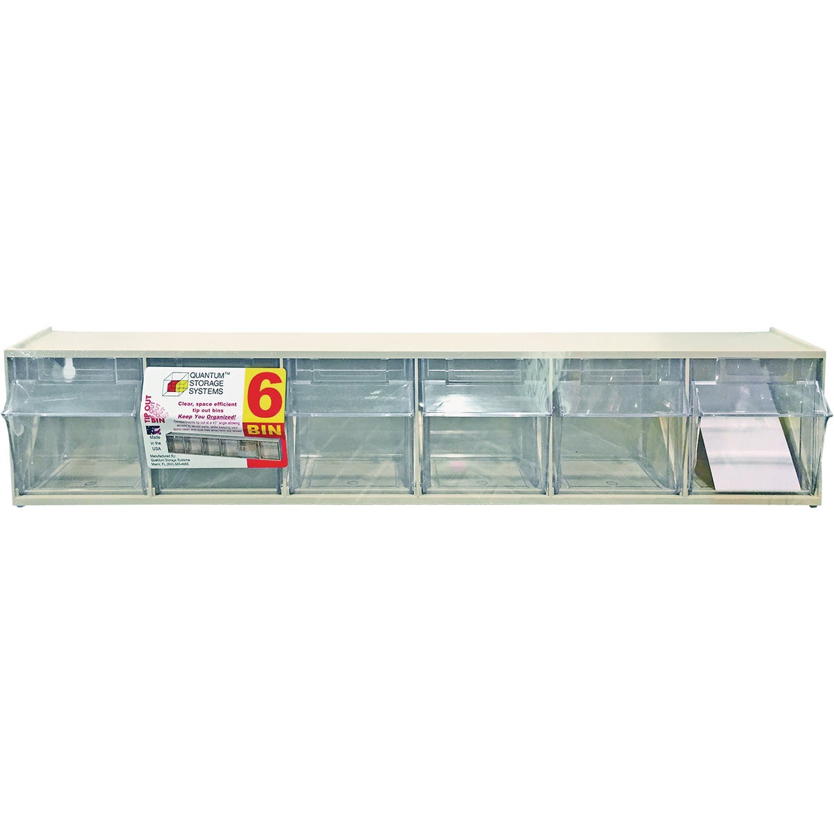 Quantum Storage Medium Gray Storage Tip Out Parts Bin