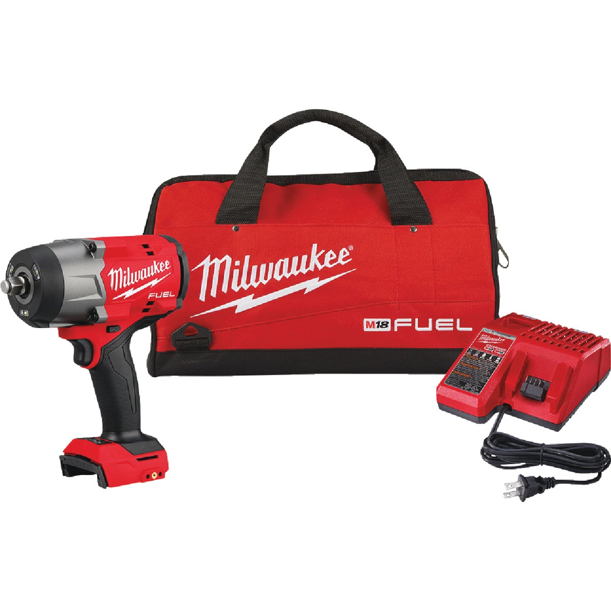 Milwaukee M18 FUEL 18 Volt Lithium-Ion Brushless 1/2 In. High Torque Cordless Impact Wrench w/Friction Ring Kit