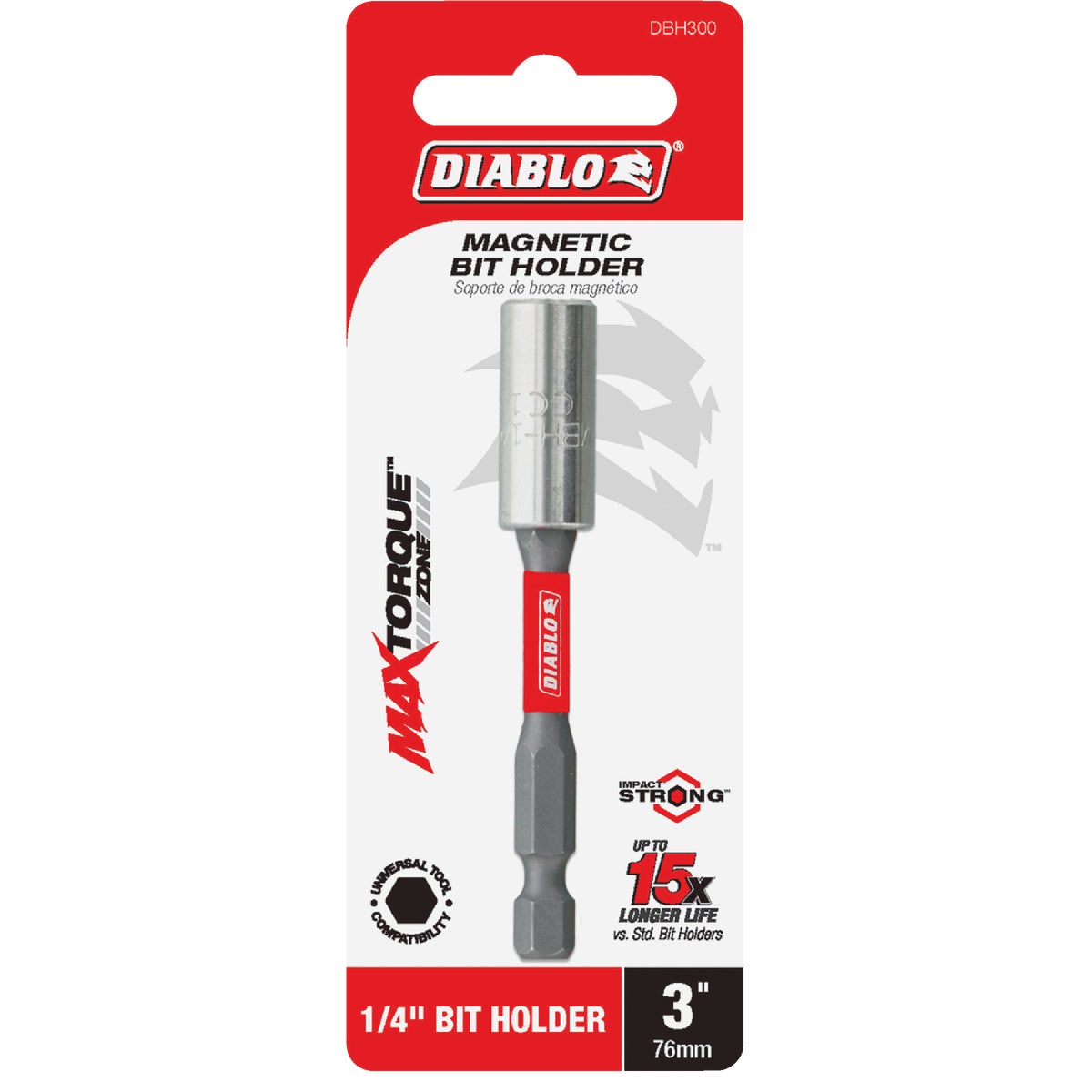 Diablo 3 In. Magnetic Drive Bit Holder