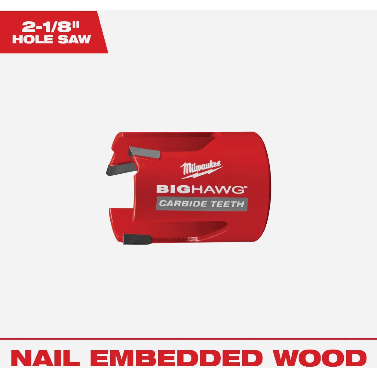 Milwaukee BIG HAWG 2-1/8 In. Carbide-Tipped Hole Saw