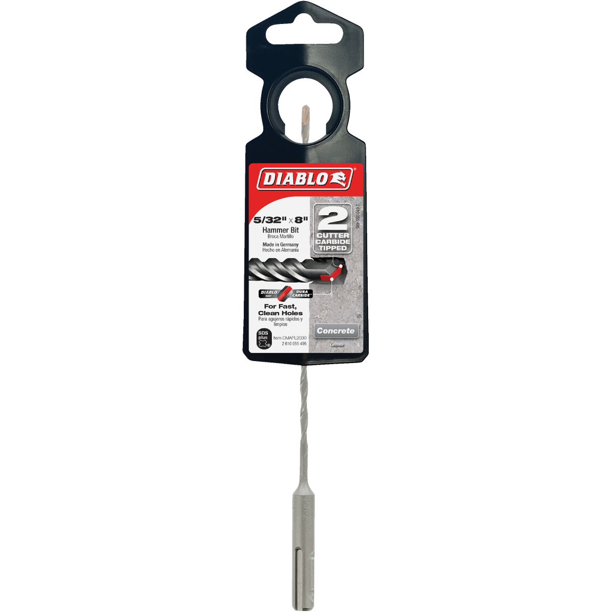 Diablo SDS-Plus 5/32 In. x 8 In. Carbide-Tipped Rotary Hammer Drill Bit